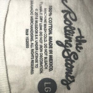 the Rolling Stones Tops - White Rolling Stones Crop-Top the Rolling Stones Tops - White Rolling Stones Crop-Top
